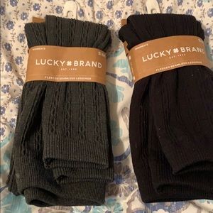 Lucky brand fleece lined seamless leggings s/m